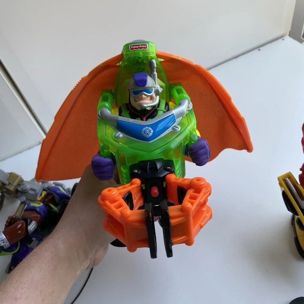 Lot of 5 Fisher Price Mattel Rescue Heroes Plus Accessories Animals Vintage Hero